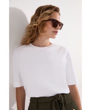 Heavyweight Relaxed Fit Cotton T-Shirt