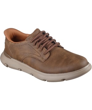 Klassieke ontspannen stijl en moeiteloos comfort ontmoeten elkaar in de Hands Free Slip-ins: Garza - Duran. Ontworpen met de exclusieve Heel Pillow van Skechers, heeft deze veterloze stijl een Air-Cooled Memory Foam binnenzool en Memory Arch voor extra ondersteuning.