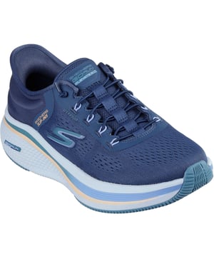 Bleiben Sie auf Ihrem Weg motiviert mit dem gut gepolsterten Komfort der Skechers GO RUN Elevate 2.0 Banayan. Dieses Slip-In-Laufdesign verfügt über ein schlankes Mesh-Obermaterial, eine ultraleichte gepolsterte Zwischensohle und eine hochgradige, luftgekühlte Memory-Schaum-Einlegesohle.