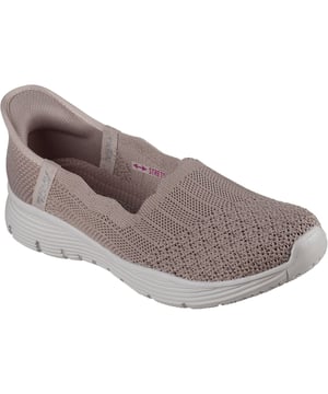 Doe de oproep voor slanke en veelzijdige comfort met Skechers Hands Free Slip-ins: Seager - Believe It. Ontworpen met onze Exclusieve Heel Pillow, heeft deze casual stijl een Stretch Fit bovenkant en een gevoerde Skechers Air-Cooled Memory Foam inlegzool.