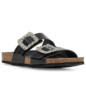 Brionia R ist eine leichte flache Sandale, die eine perfekte Kombination aus Komfort und Stil bietet. Aus geschmeidigem Nappa gefertigt, verleiht sie dem Sommerlook eine glamouröse Note und erweist sich sowohl für städtische Outfits als auch für Urlaubslooks als geeignet.