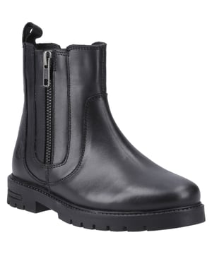 Featuring a chunky hardwearing sole and side zip fastening the Liana has a quality leather upper and our Custom Fit insoles for a stylish and comfy fit