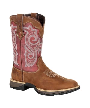 Try this women's 10" western Lady Rebel style for all day comfort and support. Order a pair today!