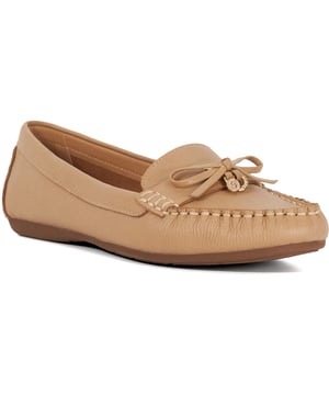 Comfortable and stylish, our Grovers leather moccasins feature an ornate bow trimmed with a gold logo and round jewelled charm. With a cushioned insole, slip them on for a casual day out or dress them up for smarter moments