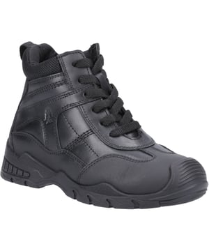 This hardwearing and robust boot boasts a toe and heel guard for added scuff protection. Titus features an adjustable lace up fastening, inside zip for easy on and off and padded collar for added comfort.