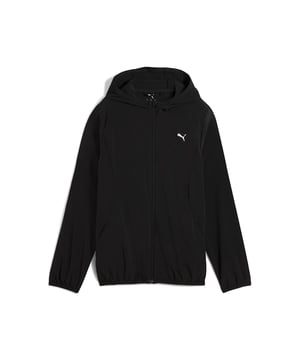 PRODUCT STORY: Stay ahead of the game with the RUN VELOCITY jacket. Featuring ergonomic cutlines for freedom, dryCELL technology to keep you dry, and handy pockets for your essentials. The adjustable waistband and sleek design make it perfect for your daily run. FEATURES & BENEFITS: Made with at least 90% recycled materials; dryCELL: Performance technology designed to wick moisture from the body and keep you free of sweat during exercise. DETAILS: Regular fit; Full zip; Regular length; Long sleeves; PUMA branding details.