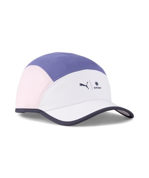 PRODUCT STORY: Every runner is a star â€“ whether you're lacing up for the first time or running your 100th race. From tanks and tops to shorts and tights, PUMA x SAYSKY has something for every runner. This ultra-light PUMA cap features breathable mesh side panels and a packable design for easy storage. FEATURES & BENEFITS: Made with at least 50% recycled materials.. DETAILS: 6-panel shape; Adjustable closure; Mesh side panels; Packable function; PUMA branding details.