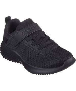 Feet-loving comfort and athletic style combine in Skechers Bounder - Baronik. This lightweight sneaker features a mesh and synthetic upper with stretch laces, an adjustable instep strap, and a cushioned comfort insole.