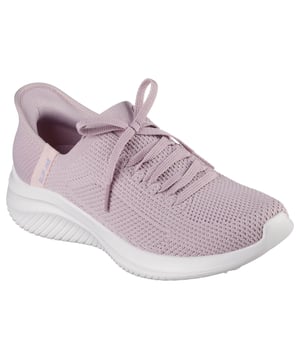 Step into comfort with Skechers Hands Free Slip-ins®. This easy-on style features a Stretch Fit® engineered knit upper with decorative laces for a sock-like fit and modern look. Designed with Skechers’ exclusive Heel Pillow™ for added heel support and stability, it also includes a cushioned Skechers Air-Cooled Memory Foam® insole for breathable, all-day comfort. These vegan slip-on sneakers combine convenience, style, and performance.