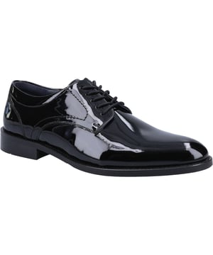 The Damien Lace Up; Crafted from Quality Cow Crust Leather Upper, its subtle padded collar allows a comfortable fit without compromising on style. Includes a stitched leather rand detail for that on trend look