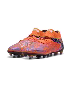 PRODUCT STORY: Unleash your creativity on the pitch with PUMA. Featuring a FLEXGILITY outsole for agile movement, GripControl Pro for superior ball control, and Ortholite O-Thermâ„¢ to keep you cool. PWRTAPE and Fuzionpods ensure a snug, dynamic fit. FEATURES & BENEFITS: The upper of the shoes is made with at least 20% recycled materials; PWRTAPE: Targeted upper reinforcement for support and durability; FLEXGILITY: Dual-density outsole with optimised stud layout supports quick pivots and agile 360-degree movement; ORTHOLITE memory foam padding in the heel provides enhanced comfort. DETAILS: Regular to wide fit; Fuzionpods on the upper protect the foot without restricting movement, ideal for dynamic actions; Highly elastic four-way stretch yarn acts as a second skin, adapting dynamically to foot shape and movement; Textured high-density mesh layer with a GripControl Pro finish for enhanced ball grip and control; Play with or without laces; PUMA branding details; 82.56% Synthetic, 17.44% Textile.