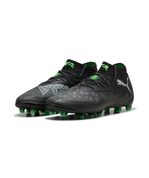 PRODUCT STORY: Playmakers, unleash your creativity with the FUTURE 8 ULTIMATE., a boot that fits different, made for players who make a difference. It features a FLEXGILITY outsole for agile movement, GripControl Pro for enhanced ball control, and a customizable fit with or without laces. Stay cool with Ortholite O-Thermâ„¢ technology, so you can move between the lines and create beyond limits. FEATURES & BENEFITS: Made with at least 20% recycled materials; PWRTAPE: Targeted upper reinforcement for support and durability; ORTHOLITE O-THERMâ„¢: aerogel-infused insole blocks out the heat, keeping the foot cool and comfortable; FUZIONFIT: wraps the foot like a second skin, offering a snug, cushioned fit without limiting movement. DETAILS: Features a four-way stretch yarn that adapts dynamically to the foot shape and movement; Fuzionpods on the upper protect the foot without restricting freedom of movement; PWRTAPE across the midfoot provides ultimate lockdown and stability; Circular stud layout and stud shape optimized for use on artificial grass; FLEXGILITY outsole is designed for quick pivots and agile 360-degree movement needed to outmaneuver the opposition; Regular to wide fit; Play with or without laces; AG: Suitable for use on artificial grass (4G).