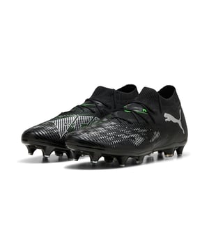 PRODUCT STORY: Young playmakers, unleash your creativity with the FUTURE 8 MATCH. Featuring a soft, lightweight mesh upper, mid-cut construction for support, and a TPU outsole with metal studs for superior traction. Play with or without lacesâ€”your game, your rules. FEATURES & BENEFITS: Upper made with at least 20% recycled materials; FIT #1: Soft, lightweight mesh upper with a stretchy knitted collar and a mid-cut construction to improve fit, comfort, and support; FIT #2: Support tape across the midfoot for lockdown and stability; SKILL: Combination of raised mesh lines and GripControl technology for added ball grip and control. DETAILS: Raised mesh lines and GripControl technology enhance ball grip and control; Support tape across the midfoot provides lockdown and stability; Soft, lightweight mesh upper with stretchy knitted collar for improved fit, comfort, and support; Lightweight TPU outsole with screw-in metal stud tips. Suitable for use on soft natural surfaces; Play with or without laces; Regular to wide fit; MxSG: Mixed/Soft Ground outsole. Suitable for use on soft natural surfaces.
