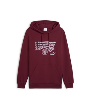 PRODUCT STORY: Dear Cityzens, show your pride with this PUMA hoodie. Featuring the iconic Man City badge and PUMA Cat Logo on the chest, elasticated waistband and cuffs, and crafted from soft French terry cotton. Perfect for repping your team at the Etihad Stadium. FEATURES & BENEFITS: Made with at least 20% recycled cotton. DETAILS: Regular fit; Baby terry material; Regular length; Hood; Kangaroo Pocket; Long sleeves; Manchester City crest and PUMA cat logo on the chest; Main Material 1: 78% cotton, 22% cotton Recycled - baby terry - 260.00 g/mÂ² - piece dyed - Chemical- Regular finishing.