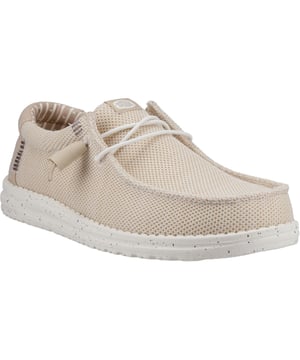 Stretch with the best in Wally Stretch Sox. Classic HEYDUDE™ construction, stretch mesh material upper and elastic laces mean slip-on ease, comfort and lightness from top to bottom. Rock it all in foot-hugging style.
