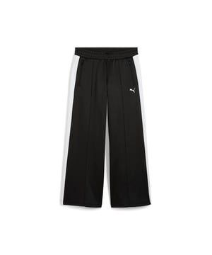 PRODUCT STORY: Unleash your vibe with PUMA's low-rise track pants. Featuring iconic T7 stripes, pintuck details, and zip pockets for all your essentials. The elastic waistband and tonal drawcords ensure a perfect fit. Ready to make moves and turn heads! FEATURES & BENEFITS: Made with at least 50% recycled materials. DETAILS: Comfort fit; Spacer fabric; Regular length; Seam pockets with zipper; PUMA branding details.