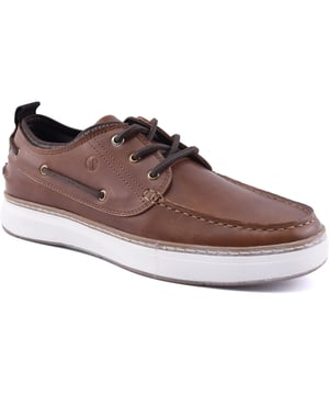 The Moc Neo features the boat shoe's instantly-recognizable silhouette and traditional moccasin construction, with a slightly higher cut. The Moc Neo is made from synthetic materials, making it lighter.