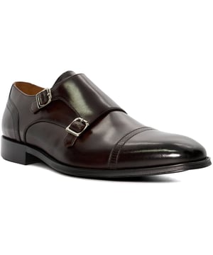 Der Monk-Schuh ist ein sehr beliebter Stil, da er sowohl elegant als auch lässig kombiniert werden kann, wodurch er äußerst vielseitig ist. Unser zehenverstärkter Saloon-Doppel-Riemen-Monk ist aus hochwertigem Leder mit einem mittleren Glanz gefertigt, der die Tiefe des Materials zur Geltung bringt.