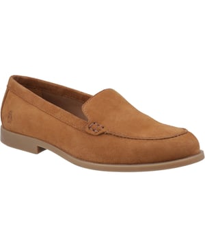 Ein luxuriöser Slipper mit einem butterweichen Wildlederobermaterial, gepolsterter Innensohle für ganztäglichen Komfort und einer eleganten Silhouette, die jedes Outfit aufwertet.