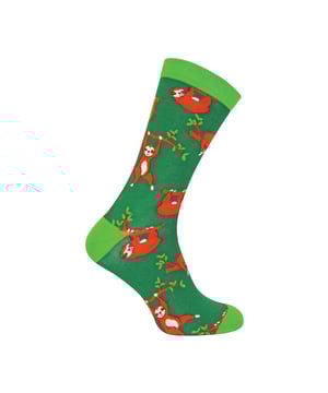 Mr Heron Bamboo Patterned Animal Socks: Miss Sparrow prides their products on the philosophy of making your feet feel fabulous all year round. Whether it's their chic and stylish products, they bring you unique, exciting and fashionable accessories, full of individuality to give you the confidence to be you. If you’re after great bamboo socks with very bright, funky and crazy colours then these bunch of Mr Heron Socks are perfect! With loads of patterns like spots, stripes, zig zags and more! You’ll be sure to find the perfect pair to jazz up your feet!. Their socks will keep your toes warm and make your loved ones smile on special occasions. They would even make a wonderful gift for yourself or a loved one. These socks are breathable, hypoallergenic antibacterial and super soft. There are many patterns available, we’re sure you’ll find something that’ll suit you. These range of socks are made from 54% Bamboo, 22% Cotton, 16% Polyester, 6% Nylon, 2% Elastane. They are men’s size 6-11 UK. Machine washable under 40. Do not dry clean. Do not iron. Do not bleach. Extra Product Details: Men’s Mr Heron Socks Novelty Bamboo Socks A Great Gift Bamboo Rich Fibres 4 Funky Patterns Super Soft & Breathable Hypoallergenic Antibacterial Machine Washable Under 40