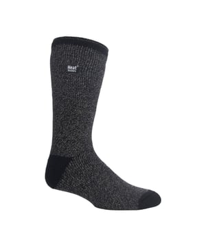 Heat Holders - Calcetines Térmicos para Hombre Twist: Mantén tus pies calientes en los días más fríos con este par de Calcetines Térmicos Originales Heat Holders. ¡El calcetín térmico definitivo! Los Calcetines Heat Holders no solo mantendrán tus pies cálidos, sino que también asegurarán que tus piernas estén extremadamente calientes. Los calcetines Heat Holders te ofrecen un intenso confort y calidez. Nuestro hilo térmico especialmente desarrollado proporciona un alto rendimiento de aislamiento contra el frío con superiores capacidades de transpiración. La innovadora tecnología de tejido produce nuestro único y extra largo pile de bucle acolchado que atrapa más aire caliente, aumentando la calificación TOG. Con una calificación de 2.34 tog, tus pies y piernas estarán 7 veces más cálidos que un calcetín de algodón, incluso en climas invernales extremadamente fríos. Digamos que si buscas mantener tus pies calientes este invierno, ya sea que estés relajándote en casa, trabajando al aire libre o disfrutando de actividades invernales exteriores, estos calcetines térmicos son la adición perfecta a tu cajón de calcetines. Estos calcetines están disponibles en tallas de hombre 6-11 del Reino Unido y están hechos de 91% Acrílico, 5% Poliamida, 3% Poliéster, 1% Elastano. Vienen en 8 opciones de color diferentes y son lavables a máquina. Detalles adicionales del producto: - Calcetines Originales Heat Holders - Hilo Especialmente Desarrollado - Cepillado Térmico - Calificación de 2.34 Tog - Gruesos y Cálidos - Ideales para Botas de Agua - 7X Más Cálidos que los Calcetines de Algodón - Talla de Hombre: 6-11 del Reino Unido - Variadas Opciones de Color - Lavables a Máquina.