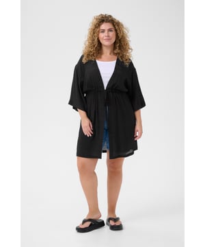 Loose fit,Knie,3/4 mouwen  Fijne was 30°, niet bleken, niet in de droger drogen, Druipnat ophangen in de schaduw, warm strijken max. 150° C, Droogreiniging  65% Viscose,35% Polyester