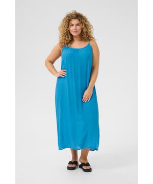 A-shape,Lange lengte,Schouder bandjes  Fijne was 30°, niet bleken, niet in de droger drogen, Druipnat ophangen in de schaduw, warm strijken max. 150° C,   65% Viscose,35% Polyester