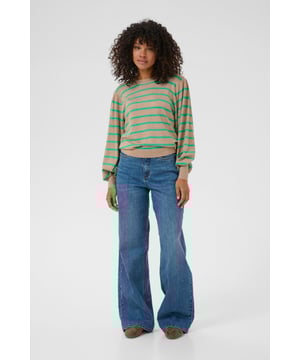Regular fit,Lange mouwen  Fijne was 30°, niet bleken, niet in de droger drogen, Liggend laten drogen in de schaduw, koud strijken max. 110° C, Droogreiniging  80% Viscose,20% Nylon