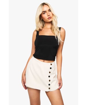 Parade your pins in a pair of shortsA versatile day-to-night option, new season shorts aren't all about showing some leg - think mid-length culottes and borrowed-from-the-boy longline styles for a more conservative take on the cropped length. But flesh-baring styles are still big for nights out, with shouty sequin shorts statement and denim hotpants easy to wear for cool-casual evenings. Dress down embellished designs with a slogan tee for added edge.