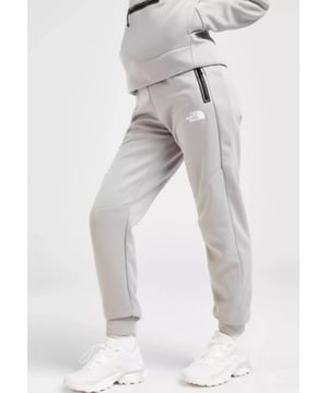 Prep for the outdoors with these women's Kaveh Track Pants from The North Face. - - . In a Meld Grey colourway, these standard fit pants are cut from smooth polyester that's partly recycled. - - .  They have an elastic waistband, adjustable drawcord, ribbed cuffs to highlight your shoes, and zip-up side pockets for secure storage.  - - .  Finished up with signature dome branding. - - .  Machine washable Our model is 5'8" and wears a size small.