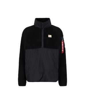 La chaqueta Teddy Nylon Anorak de ALPHA INDUSTRIES es una prenda elegante para los días fríos. Con su corte regular, es muy cómoda y ofrece suficiente libertad de movimiento. El forro ligero te mantiene abrigado y los bolsillos laterales ofrecen espacio para tus objetos más importantes. ¡Una prenda imprescindible para todos los hombres que buscan una chaqueta anorak moderna!