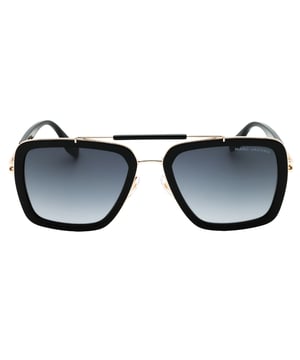 Elevate your style with the Marc Jacobs Grey Gradient Lensed Black Sunglasses, designed for the modern man who values both fashion and function. Featuring a sleek black frame accented with subtle gold details, these sunglasses offer a sophisticated look that complements any outfit. The grey gradient lenses provide excellent sun protection while enhancing visual clarity and reducing glare. Perfect for everyday wear or special occasions, these sunglasses combine luxury and practicality, making them a must-have accessory for those who want to make a confident statement wherever they go. 100% Metal