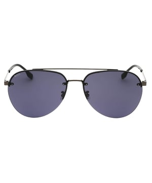 Experience the perfect blend of style and sophistication with the Hugo Boss Dark Ruthenium Black Sunglasses. Designed for men who appreciate luxury, these sunglasses feature a sleek dark ruthenium frame paired with grey lenses that offer excellent protection and a modern look. The BOSS 1537/F/SK 0V81 model combines durability with comfort, making them ideal for everyday wear or special occasions. Elevate your accessory game with these timeless sunglasses that reflect confidence and refined taste. 100% Metal
62X15X145