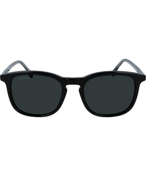 Elevate your style with Lacoste Green Lensed Black Sunglasses, combining sleek black frames with vibrant green lenses for a bold, modern look. Designed for comfort and durability, these sunglasses offer excellent UV protection, making them perfect for sunny days. Whether you're heading to the beach or strolling through the city, their timeless design ensures you stand out with effortless sophistication. Experience the perfect blend of fashion and function with Lacoste's signature quality. 52X20X145 100% plastic