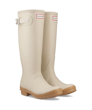 Der Damen-Wellingtonstiefel steht seit seiner Einführung im Mittelpunkt der Hunter Original-Marke. Mit dem Hunter Original-Profil und einem bequemen Innenfutter aus Polyester ist dieser klassische, matte schwarze wasserdichte Stiefel eine Notwendigkeit für regnerische Tage.