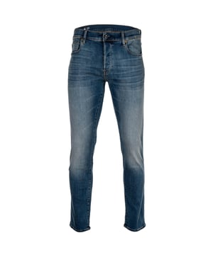 G-STAR Herren Jeans 3301 Slim im lässigen Vintage Look. Bequeme Superstretch Jeans mit Slim Fit Passform und normaler Taillenhöhe. Klassisches 5-Pocket-Modell mit authentischen Details.
