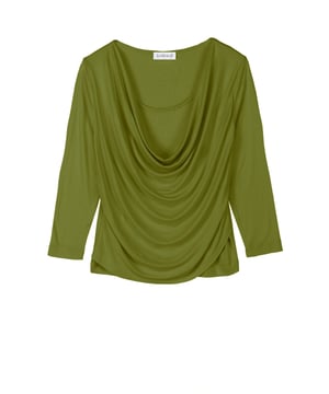 Soft viscose jersey allows for a soft, flattering drape that is perfect for dressing up or down.