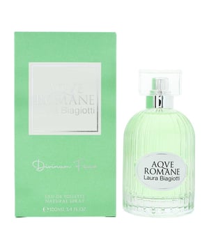 Laura Biagiotti Aqve Romane Divinum Ficus Eau de Toilette es una fragancia de especias aromáticas, vigorizante y sofisticada, diseñada para mujeres que aprecian una esencia fresca pero cálida. Lanzada en 2024, esta fragancia fresca y elegante destaca en las estaciones más cálidas y es maravillosamente adecuada para el uso diurno. Envasada en un clásico frasco elegante, Divinum Ficus evoca el exuberante aire mediterráneo, combinando la vibrante frescura verde con sutil calidez amaderada.

La fragancia se abre con un acorde limpio y verde de menta, pimienta verde, albahaca y bergamota, ofreciendo una introducción energizante y exaltante que se siente como un soplo de aire fresco. En su corazón, la dulzura natural de la higuera se mezcla con la profundidad verde de los lauros, la nota salina y verde del alcaparra y la frescura terrosa de la alcachofa, creando un ramillete botánico sofisticado e inesperado. La base se despliega en una mezcla refinada pero reconfortante de sándalo, cedro y almizcle, dejando un suave y cálido rastro que ancla las facetas verdes en una sutil sensualidad.

Notas de Salida: Menta, Pimienta Verde, Albahaca, Bergamota  
Notas de Corazón: Higuera, Laureles, Alcaparra, Alcachofa  
Notas de Fondo: Sándalo, Cedro, Almizcle  
Cómo Aplicar:  
Aplícalo en los puntos más cálidos de tu cuerpo, como el pliegue de los codos y las muñecas, para intensificar la longevidad de la fragancia.  
Evita frotar después de la aplicación, ya que esto reducirá la longevidad de la fragancia.

Para la aplicación en muñecas, aplica la fragancia después de lavarte las manos.