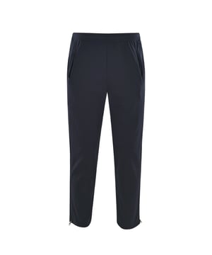 Sweat-Hose von der Marke hajo. Hosenbeine lassen sich dank seitlichem Zipper komplett von oben und unten öffnen. Weicher Material-Mix - bügelfrei, atmungsaktiv, hautsympathisch.