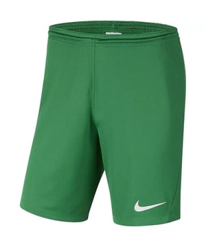 COMFORT FOR COMPETITION.The Nike Dri-FIT Park 3 Shorts have been updated with angled seams, so you can focus on playing your best. Smooth, sweat-wicking fabric helps keep you dry, while the stretchy waistband is lined with mesh for breathability. This product is made from 100%-recycled polyester fabric.BenefitsDri-FIT Technology helps you stay dry and comfortable.Knit fabric feels smooth and stretchy.Angled seams at the sides let you move freely.Elastic waistband is lined with mesh for a breathable, secure feel.Product DetailsSlim fit for a tailored feelHidden drawcordMachine washImportedStyle: BV6855