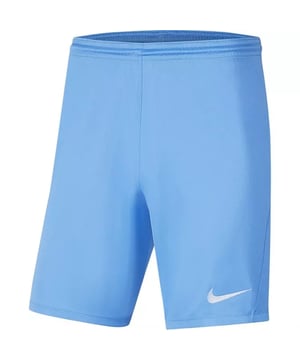 COMFORT FOR COMPETITION.The Nike Dri-FIT Park 3 Shorts have been updated with angled seams, so you can focus on playing your best. Smooth, sweat-wicking fabric helps keep you dry, while the stretchy waistband is lined with mesh for breathability. This product is made from 100%-recycled polyester fabric.BenefitsDri-FIT Technology helps you stay dry and comfortable.Knit fabric feels smooth and stretchy.Angled seams at the sides let you move freely.Elastic waistband is lined with mesh for a breathable, secure feel.Product DetailsSlim fit for a tailored feelHidden drawcordMachine washImportedStyle: BV6855