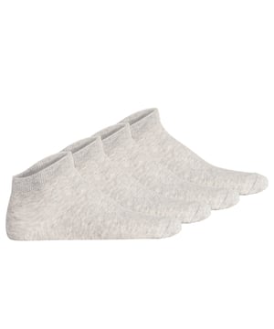 Von Jungfeld Unisex Sneakersocken im praktischen 4er Pack. Einfarbige Basic Socken. Perfekt für den Alltag. Angenehmer, hochwertiger Material-Mix.