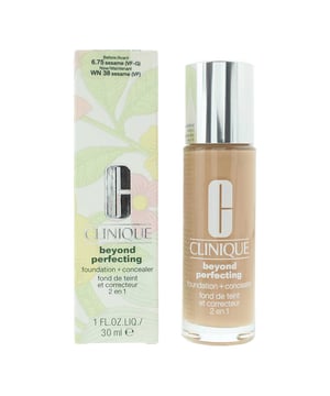 Clinique Beyond Perfecting Foundation + Concealer in WN 38 Sesame is your all-in-one solution for flawless, breathable coverage. This innovative 2-in-1 formula works as both a foundation and a concealer, offering full coverage that stays comfortable and natural-looking all day. Designed for a seamless finish, the lightweight, oil-free formula adapts to your skin’s needs—hydrating dry areas while controlling shine in others. Shade WN 38 Sesame is ideal for medium to tan skin tones with warm-neutral undertones, blending effortlessly for a smooth, even complexion. Achieve perfected skin without the weight—just one swipe and you’re good to glow.

Key Benefits:

Full coverage with a natural matte finish
Dual-purpose: foundation + concealer in one
Long-wearing and breathable
Lightweight, oil-free, and non-comedogenic
Dermatologist-developed and allergy tested