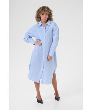 Loose fit,Midi lengte,Lange mouwen  Fijne was 30°, niet bleken, niet in de droger drogen, Druipnat ophangen in de schaduw, koud strijken max. 110° C, Chemisch laten reinigen.  100% Katoen (Organisch)