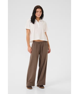 Casual fit,Elastische taille,Lange lengte,Relaxed  Fijne was 30°, niet bleken, niet in de droger drogen, Druipnat ophangen, koud strijken max. 110° C, Droogreiniging  55% Linnen,45% Viscose