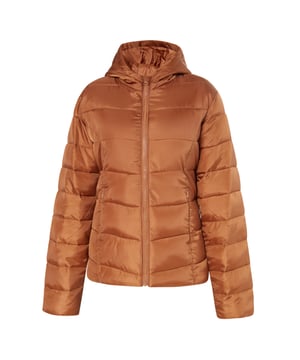 Starte glänzend in die Wintersaison und mach die wattierte Steppjacke von myMo zu Deinem Begleiter. Das schimmernde Obermaterial verleiht der Jacke eine tolle Optik, während die mit synthetischem Füllmaterial ausgestatteten Kammern für eine ideale Isolierung sorgen. Der hohe Stehkragen ist ebenfalls gefüttert und eine Kapuze schützt vor Wind und Nässe. Seitliche Reißverschlusstaschen runden das Design ab.  Steppjacke
