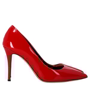 VINTAGE, RRP AS NEW
The Giuseppe Zanotti Pointed Toe Pumps in Red Patent Leather are the ultimate statement of luxury and sophistication. Crafted from sleek, high-shine red patent leather, these pumps feature a sharp pointed toe and a slender stiletto heel, exuding confidence and elegance with every step. The bold red color makes them an eye-catching addition to any outfit, while the refined design ensures they remain timelessly stylish. Perfect for elevating your evening looks or adding a pop of color to your everyday attire.

Styling Tip: Pair these vibrant pumps with a little black dress for a classic, standout ensemble, or combine them with tailored trousers and a silk blouse for an office-to-dinner transition. The red patent leather adds a bold pop to neutral tones, making these pumps the perfect way to inject color and flair into any outfit. Keep accessories simple to let the shoes remain the focal point.

 Giuseppe Zanotti Pointed Toe Pumps in Red Patent Leather

Condition: Very good
Signs of wear: Minor markings, Lightly used but very well maintained. Minor mark at soles & creasing, light scuffing at the soles and heels.
Packaging: None
Color: Red 
Material: Leather | patent leather
Size: IT | 39
Measurements: Heel height: 100; Insole length: 250
SKU: NAPPUDESH457669W