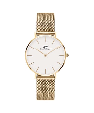 One of Daniel Wellington's ever popular watches, the Ladies Petite Evergold Gold 32mm Watch DW00100348 is another great example of a watches. Your Ladies Petite Evergold Gold 32mm Watch will come boxed in the original Daniel Wellington packaging with full instructions.