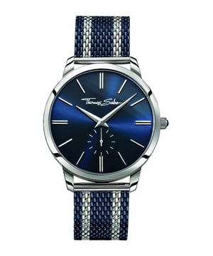 The Mens Rebel at Heart Watch WA0268-281-209-42mm is a great example of the Thomas Sabo watch range. You can buy with confidence that your WA0268-281-209-42mm Mens Rebel at Heart Watch is fully covered by the official Thomas Sabo warranty.