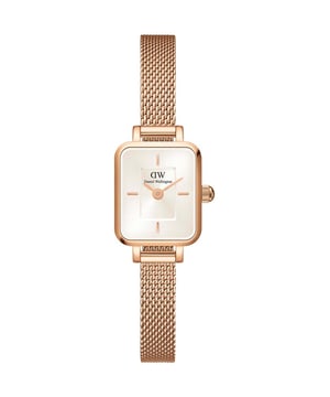 Practical, hardwearing and reliable watches from Daniel Wellington. This Ladies Quadro Micro Rose Gold 16mm Watch DW00100651 has all the Daniel Wellington traits, a sublime meticulously crafted timepiece for all occasions. And like all watches from us, you can buy with complete confidence knowing we are official Daniel Wellington dealers so your Ladies Quadro Micro Rose Gold 16mm Watch DW00100651 will arrive with a full manufacturer backed warranty and all documents.